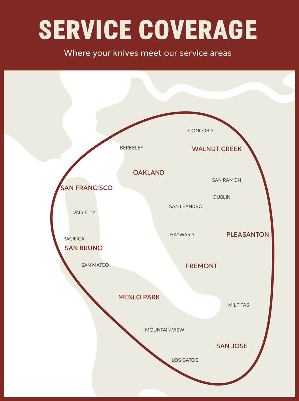 See our Door-to-Door Service Areas